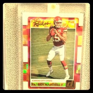 Panini Donruss Patrick Mahomes Rookie Card